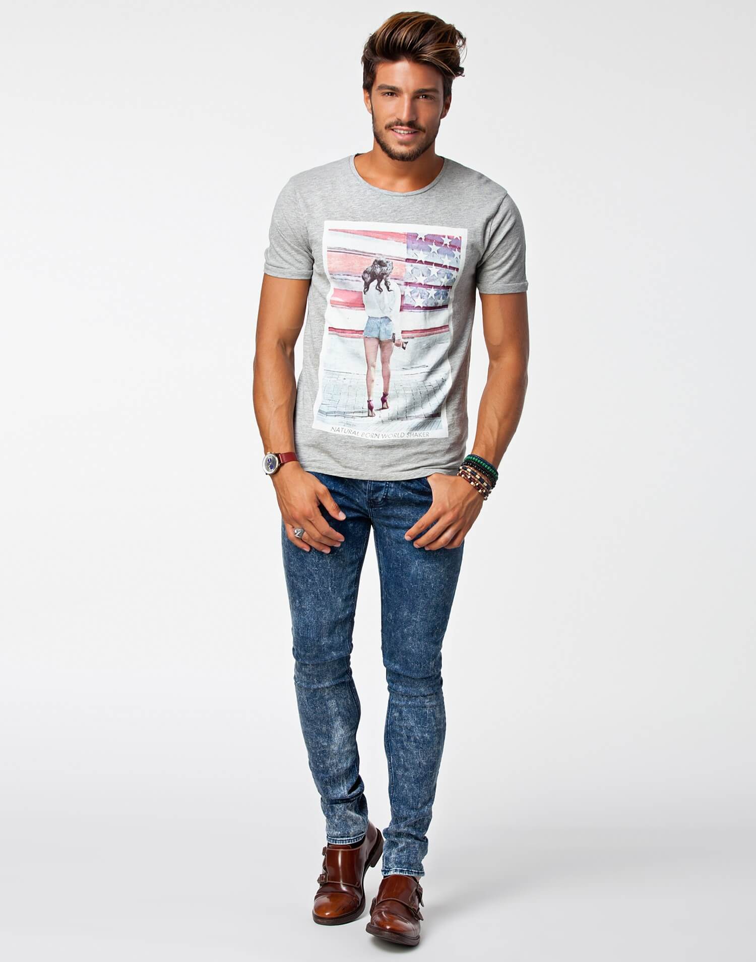 تی شرت مردانه Wicked SS O-Neck Selected Homme - Image 4